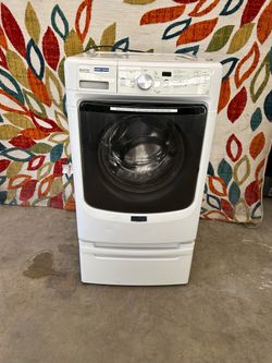 Maytag washer. Laundry
