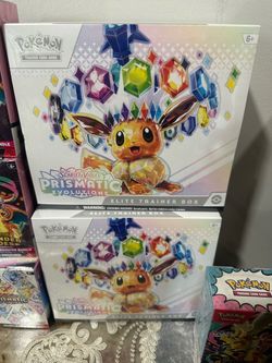 Pokemon prismatic evolutions ETB New Sealed cards