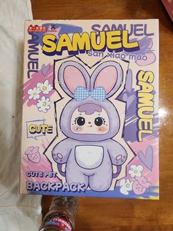 SAMUEL Cute Pet Backpack Blind Pack Samuel San Xiao Mao Rabbits M31075 2024