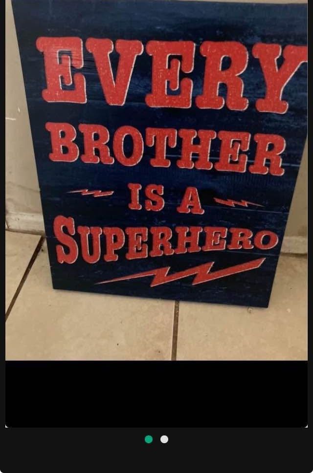 Every Brother wall decor 16x15