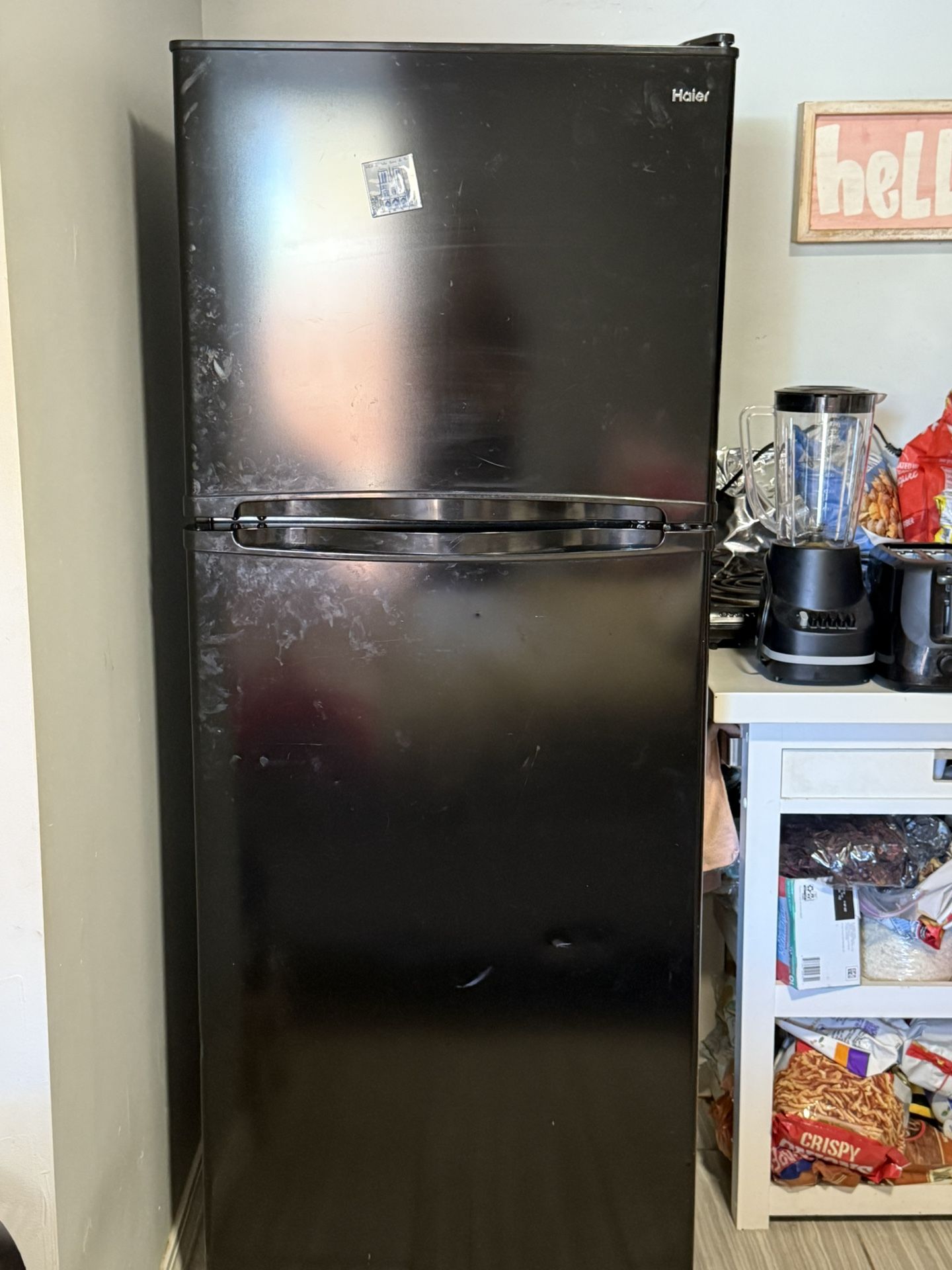 Refrigerator 24 -width.  25-depth.   60-height