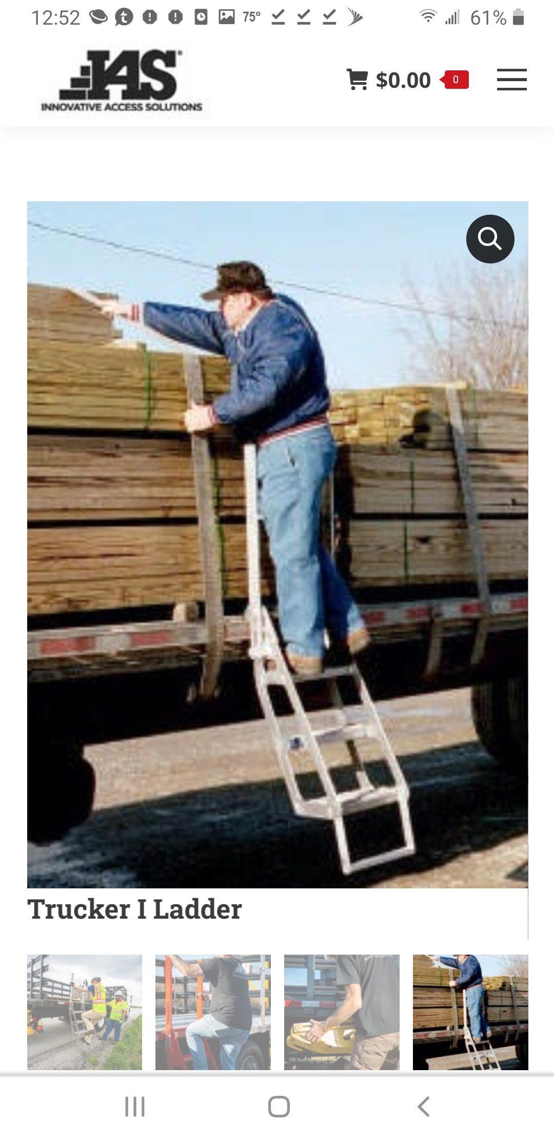 Truck ladder