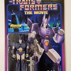 SUPER 7 REACTION FIGURES . THE TRANSFORMERS THE MOVIE . CYCLONES 3.75 " ACTION FIGURE.