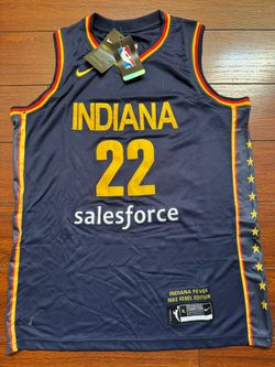 Nike Youth Caitlin Clark #22 Indiana Fever Blue Jersey Large NWT Embroidered