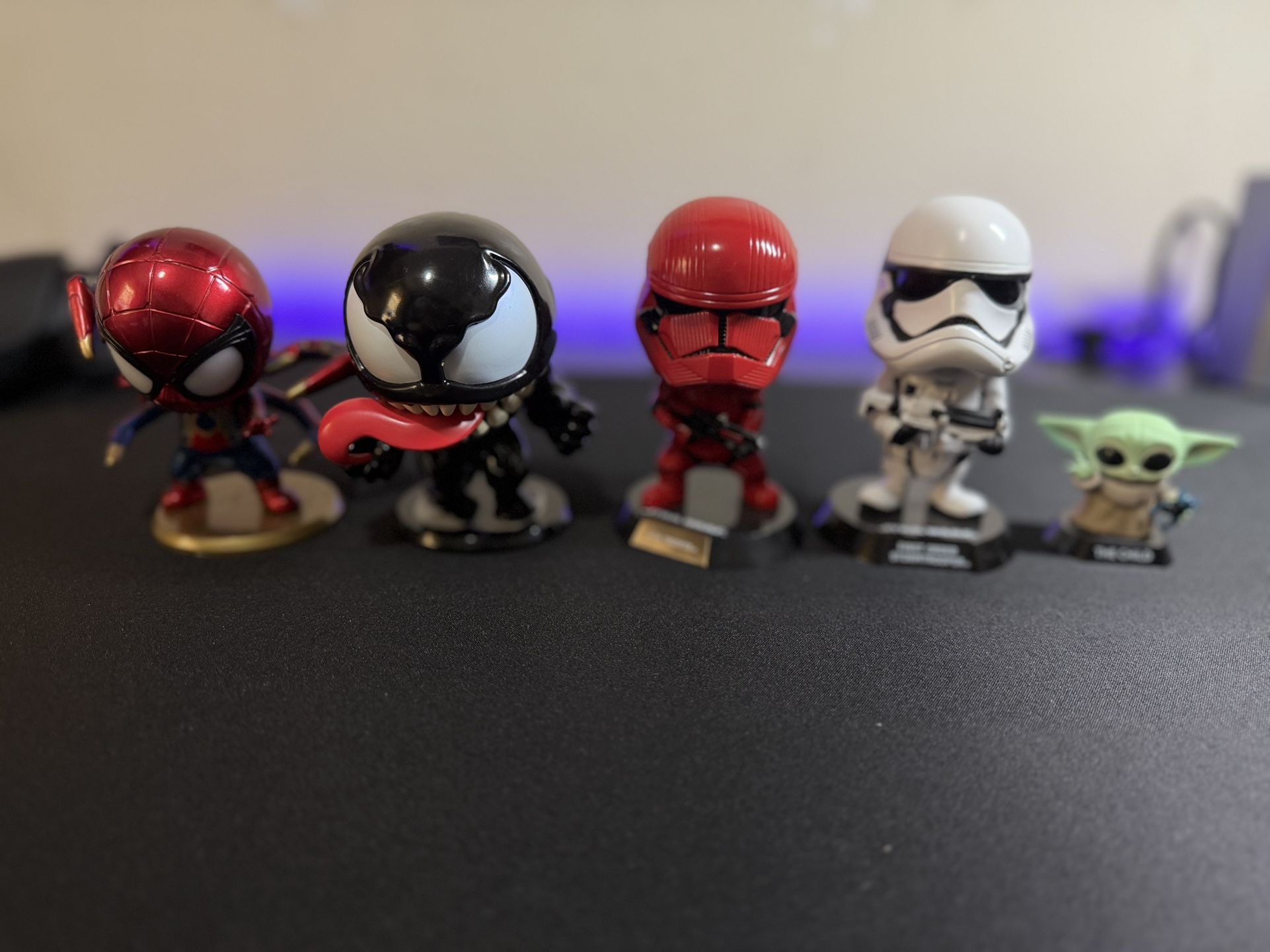 Star Wars & Spider-Man Bobble Heads Hot Toys