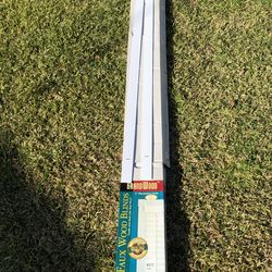 Faux wood blind slats