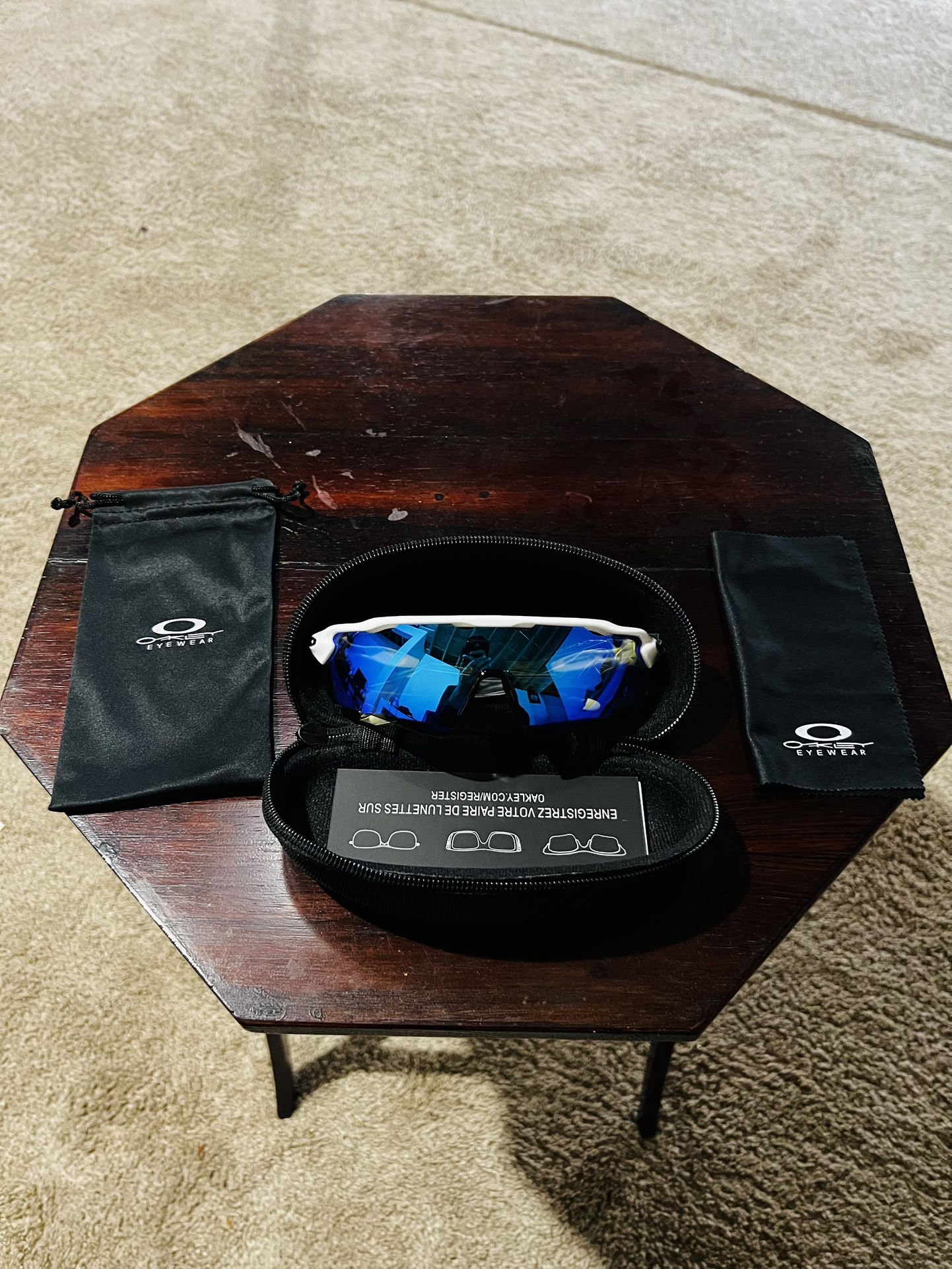 *OFFERS ONLY* Oakley Sunglasses - Men - Blue and White