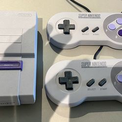 Super Nintendo Mini 2 Controllers With Preloaded Games 
