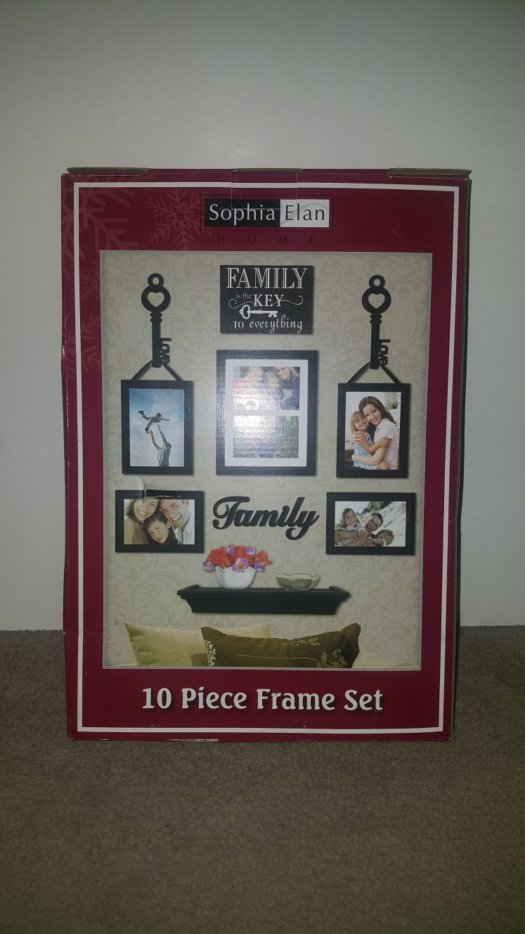 Family picture frame set $8