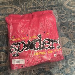 pink spider worldwide hoodie medium
