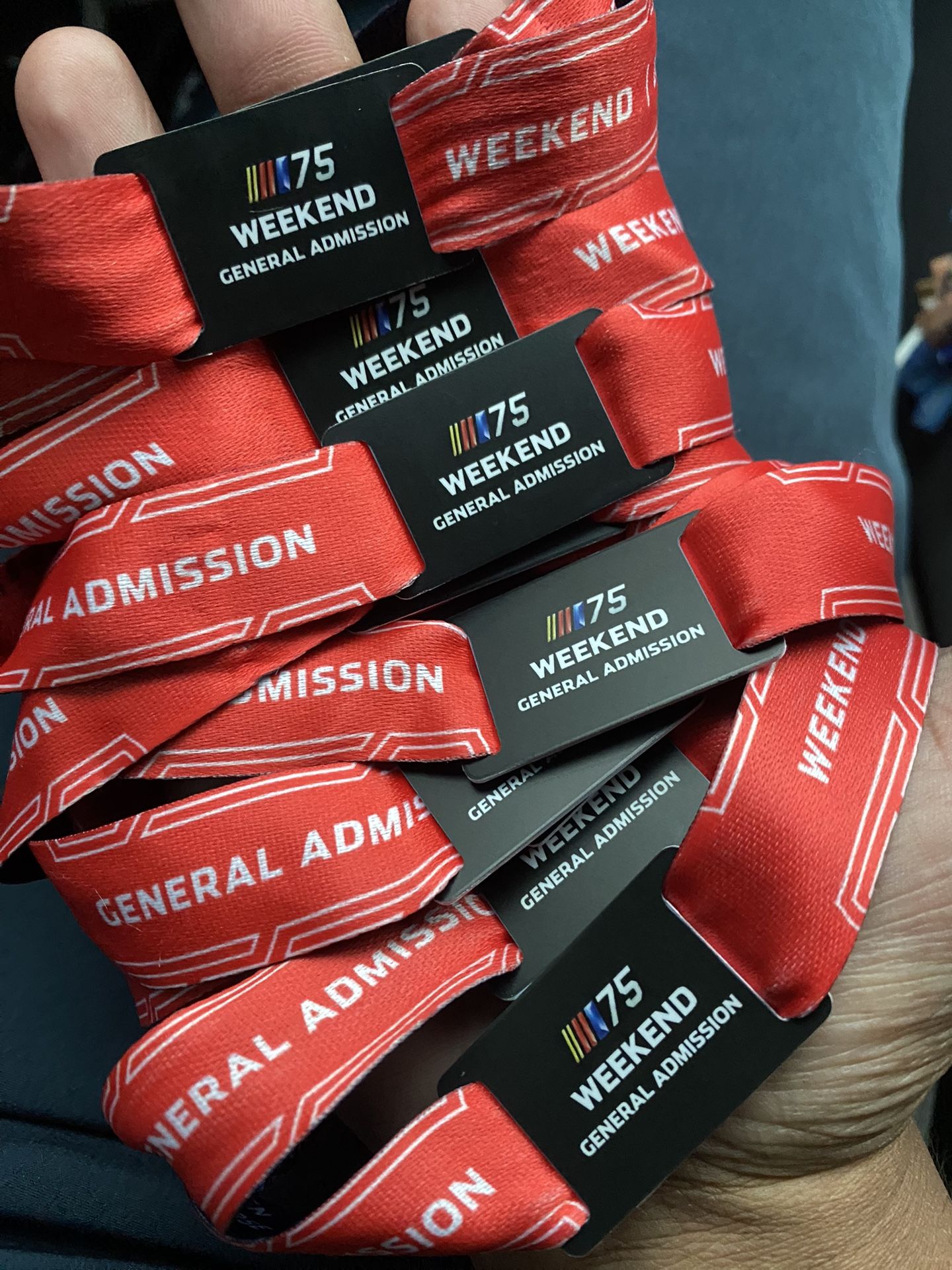 NASCAR Chicago 2023 Street Race GA SUNDAY Wristbands 
