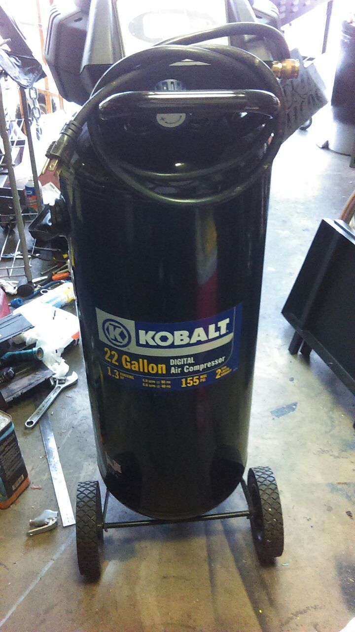 Kobalt 22 gallon digital air compressor