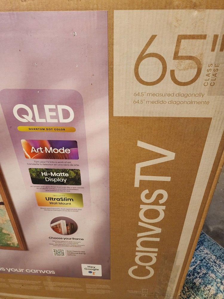 TV HISENSE QLED CANVAS 65".