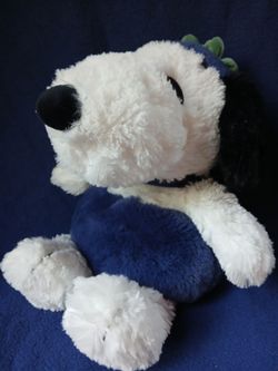 Peanuts Warmies Blueberry Snoopy Plush Scented Weighted Heating Pad Toy Plush