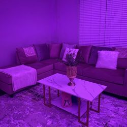 New 113 Inch Velvet Reversible Sectional ,  3 Colors , Pickup Or Delivery Available , No Interest Financing Available 