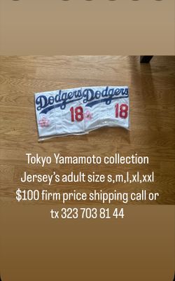 Tokyo Yamamoto Collection Jersey’s Adult Size S,m,l,xl,xxl $100 Autenticas Firm Price Shipping 