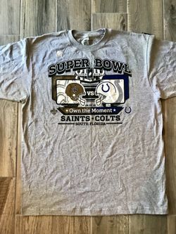 Super Bowl Saints vs Colts tee shirt🔥