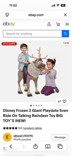Frozen Ride on toy Sven