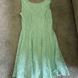 Light Blue Lace Dress