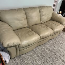 Leather Sofa And Loveseat 