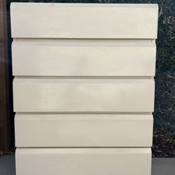 Lane Furniture White Chest of Drawers/Dresser/Highboy