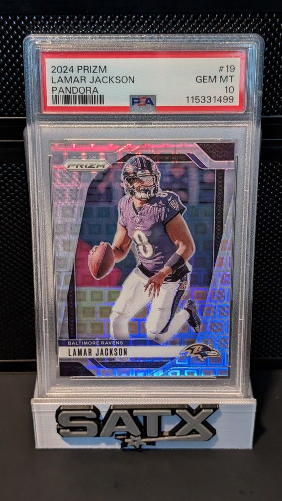 Lamar Jackson Prizm Pandora #'d /400 PSA 10
