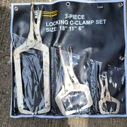 Locking C Clamp Set