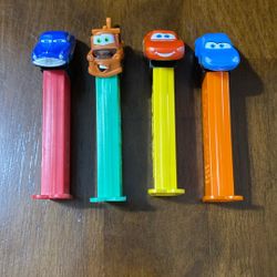 Lot Of 4 Disney Pixar Cars movie Pez Dispensers 