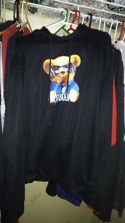 cyborg teddy bear hoodie