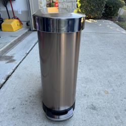 Simple Human 45L Brushed Rose Gold Step Trashcan
