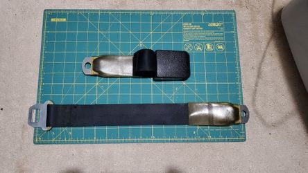 Original 1960s Ford Seat Belt w/ Original Bolster Guards