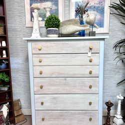 Refinished Tall Dresser