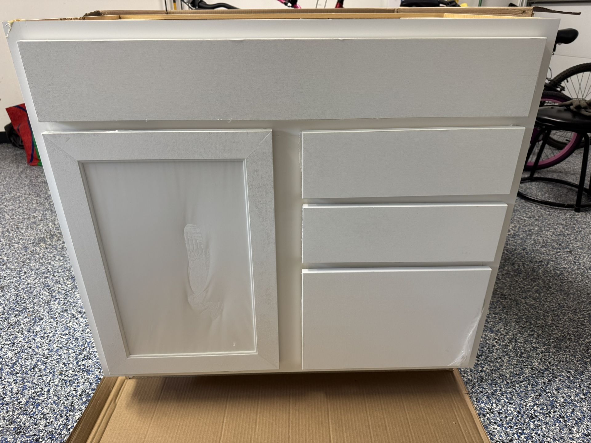 New VSD3635 Vanity Width 36” Height 35” Depth 21”