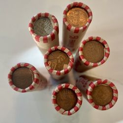 Coins - Old Wheat Pennies  $6.50 a Roll