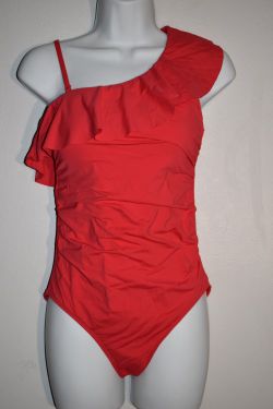 New Ruffle Tummy Control One Piece Swimsuit 