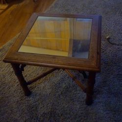 Mirrored End Table $20