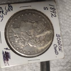 1892 S Morgan Silver Dollar XF $525 Cash
