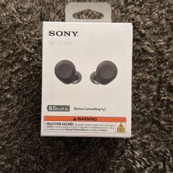 Sony WF-C710N Truly Wireless Noise -Cancellation Earbuds (Black) 
