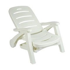 4-Heavy-Duty Outdoor Recliners With Self-stowing Footrests