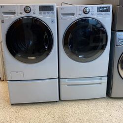 LG Washer And Gas Or Electric Dryer Set For $745