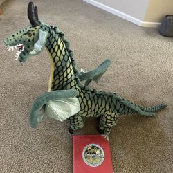 Giant Dragon Plush With Dragonology Book 
