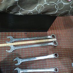 4 Snap On And 2 Proto  Large Wrenches
