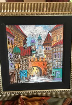 Anatole Krasnyansky - Old Chester, England Painting