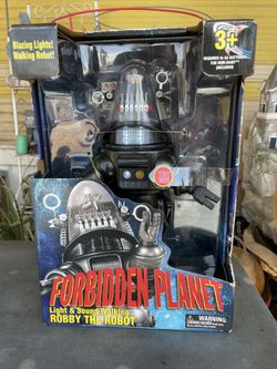Forbidden Planet Robby The Robot w/Lights, Sounds & Walking Toy. (New)