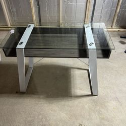 Glass Top Desk 