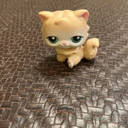 Littlest Pet Shop Persian Cat - Green Eyes - #129
