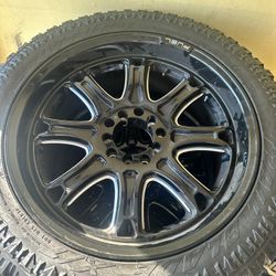 22x9 FUEL Rims And Tires. 