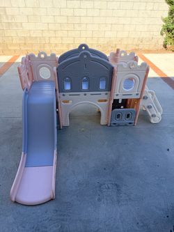 Kids Indoor Slide and Climber Play Set