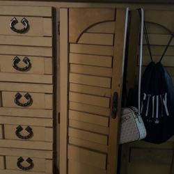 Solid Wood Closet 
