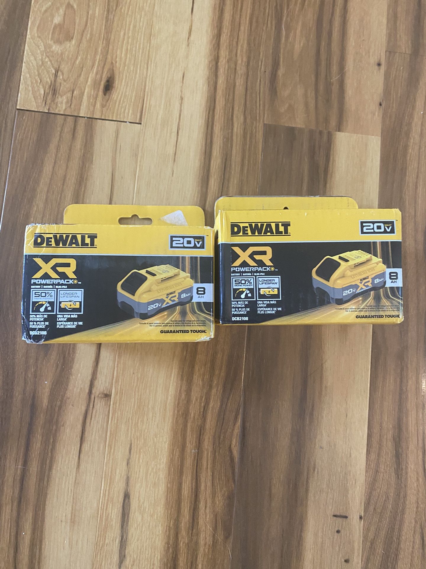 Dewalt 20v Powerpack Pair Or 8.0’s
